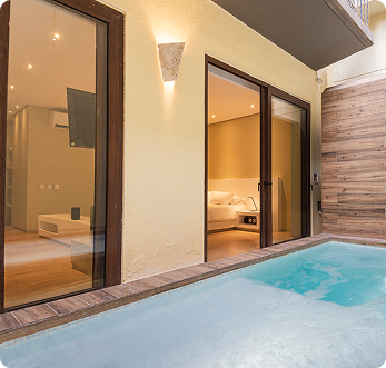 Loft Parque de los Novios luxury villa in Santa Marta with private indoor pool and tropical architecture